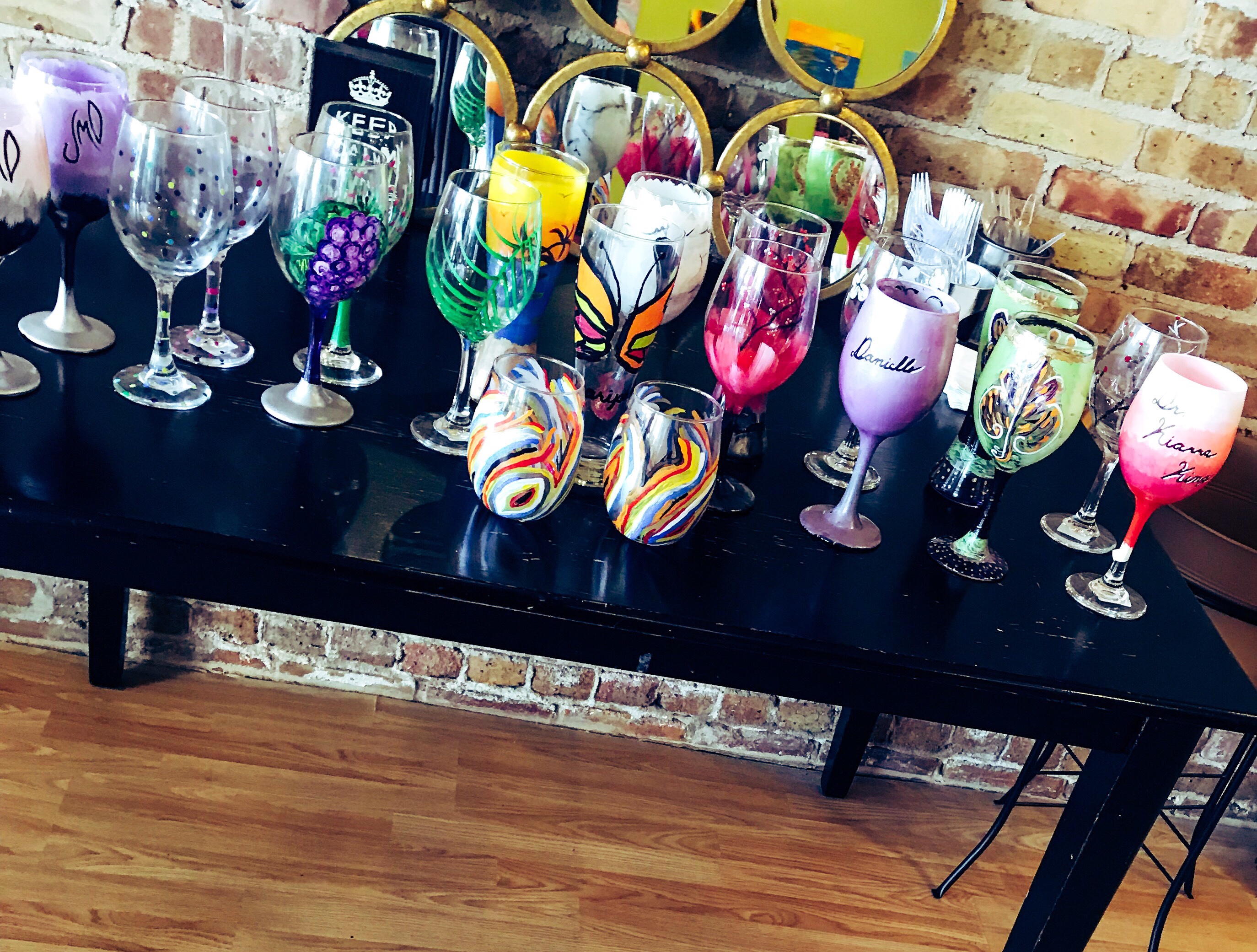 Wine Fixes Everything!” Wine Glass Paint Party For Mom Friends